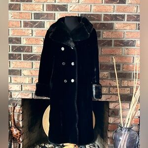 Vintage Borgazia  Sportowne Faux Fur Coat